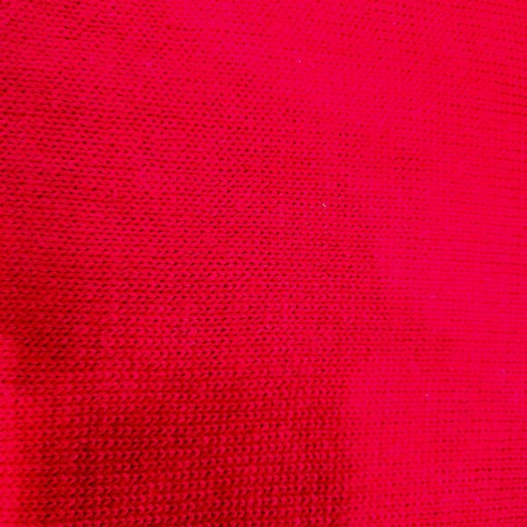 Victory Harbour 1990's Hand Embellished Holiday Sweater Red Large runs BIG - Picture 5 of 8